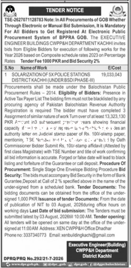 Tender Document