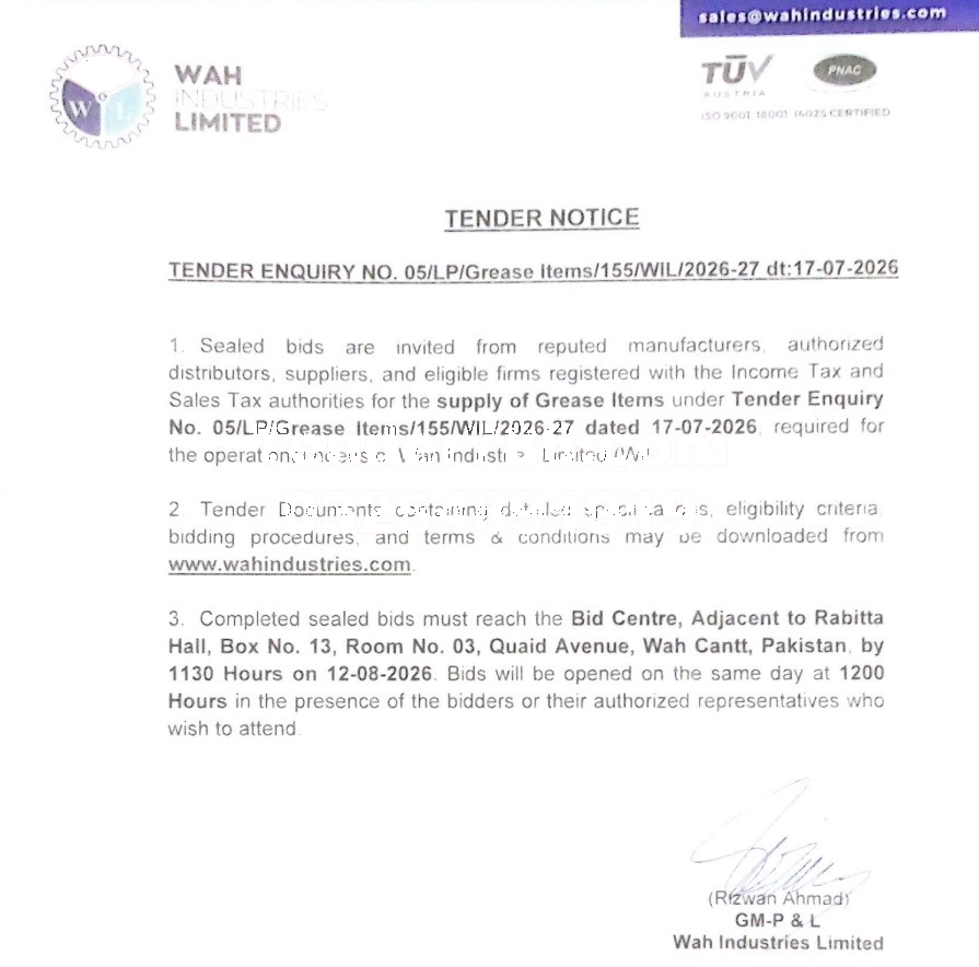 Tender Document