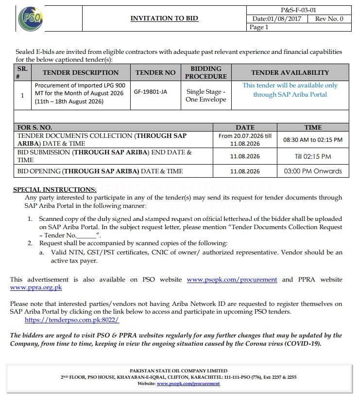 Tender Document