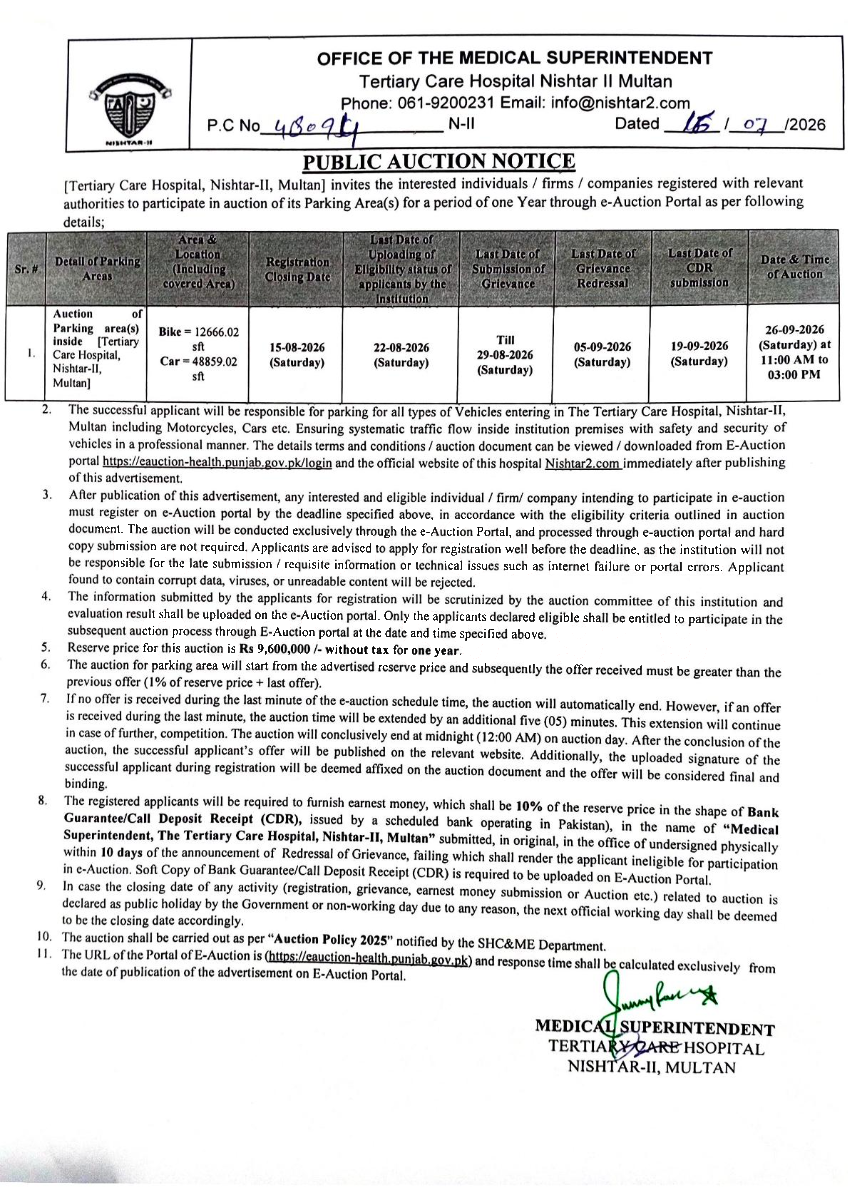 Tender Document