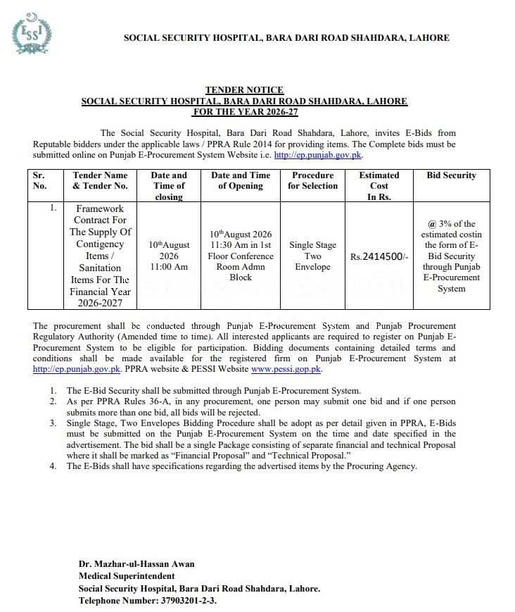 Tender Document