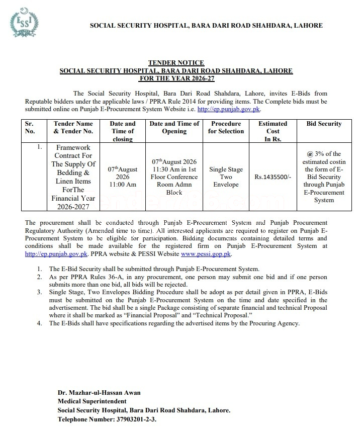 Tender Document