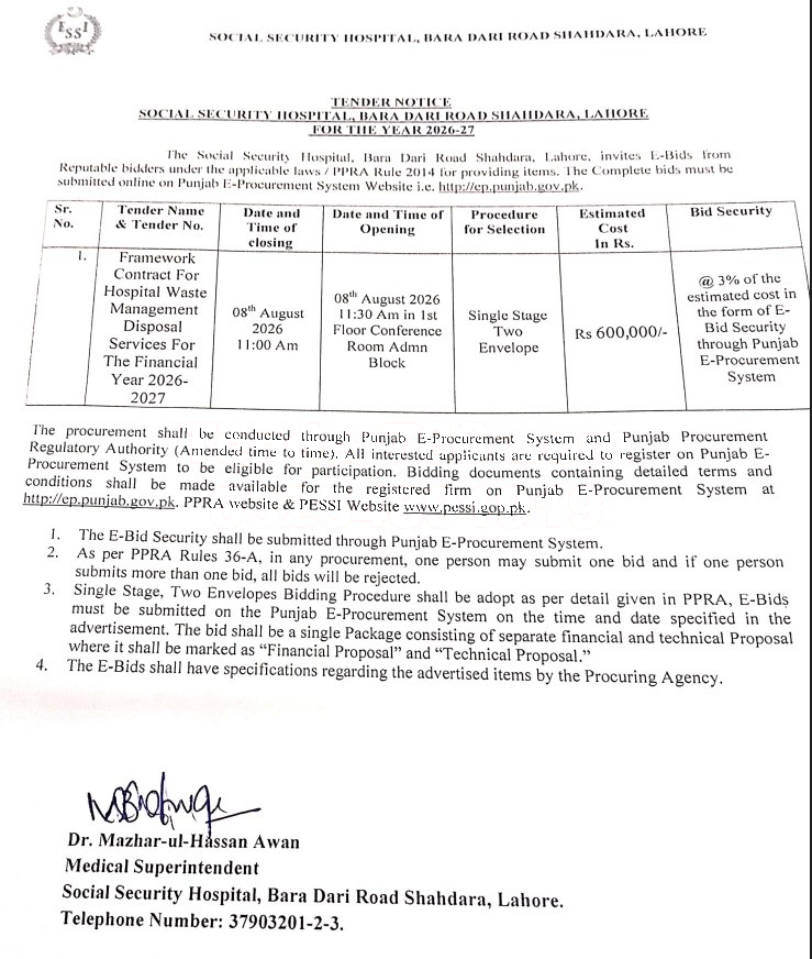 Tender Document