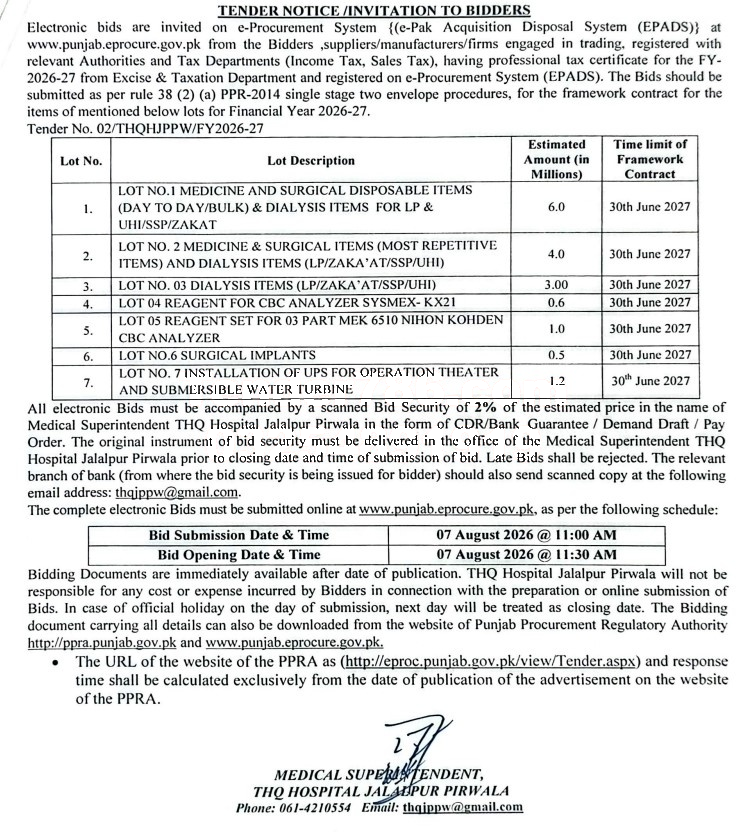 Tender Document