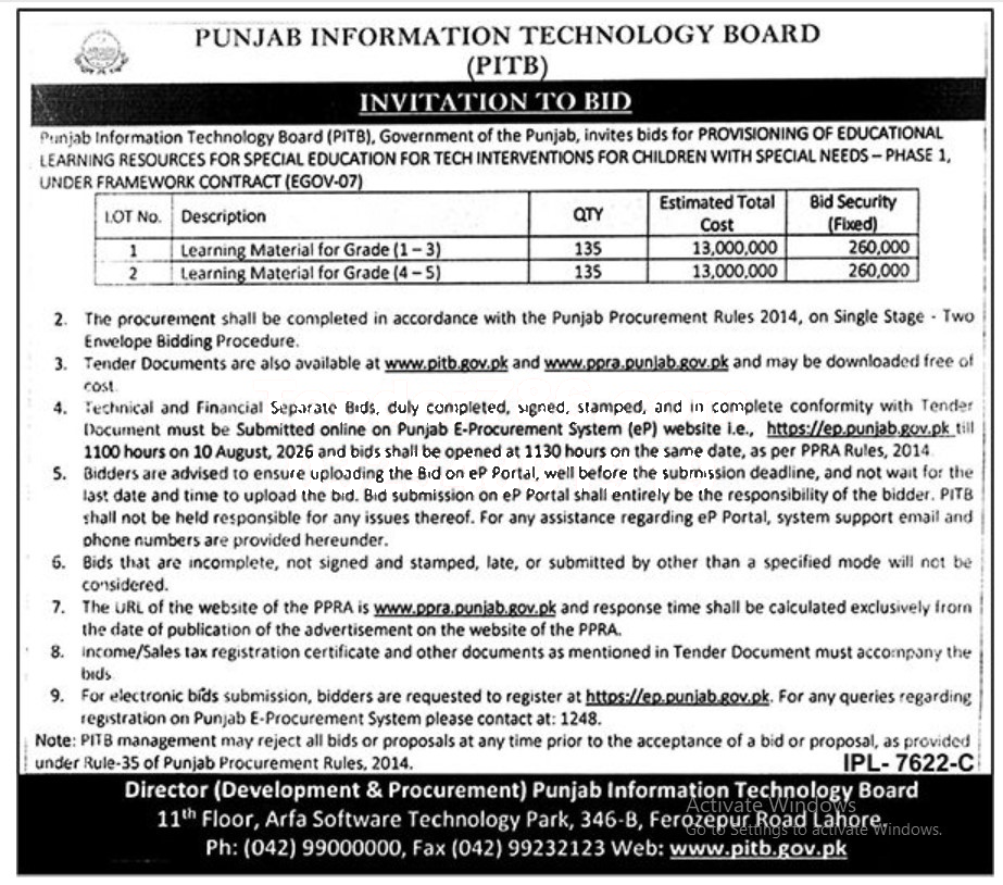 Tender Document