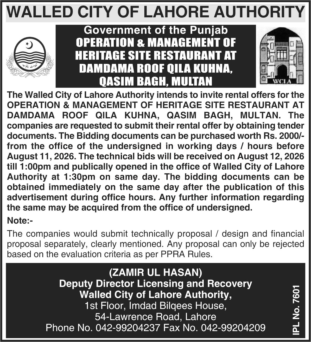 Tender Document