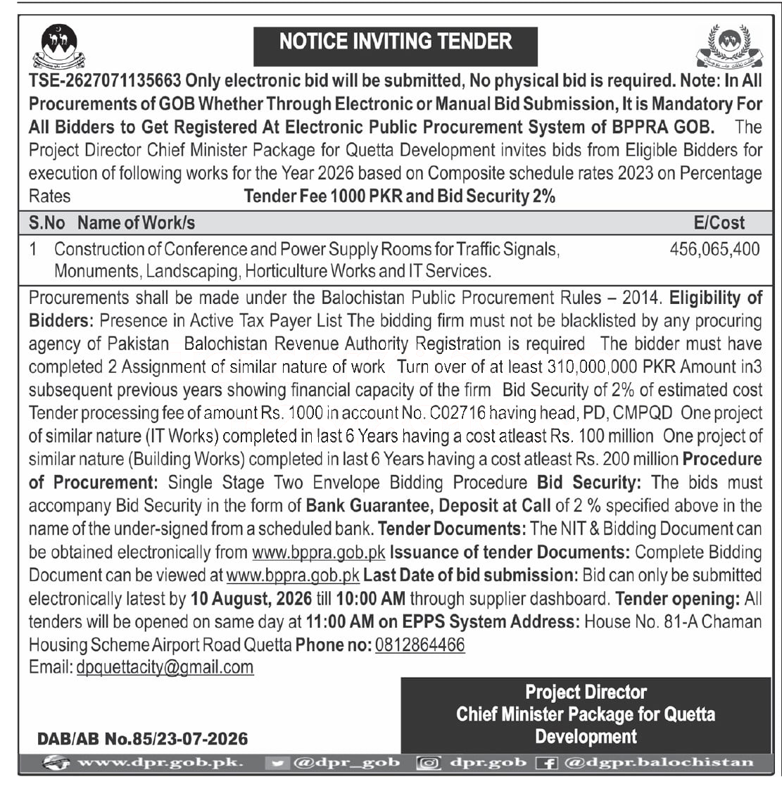 Tender Document