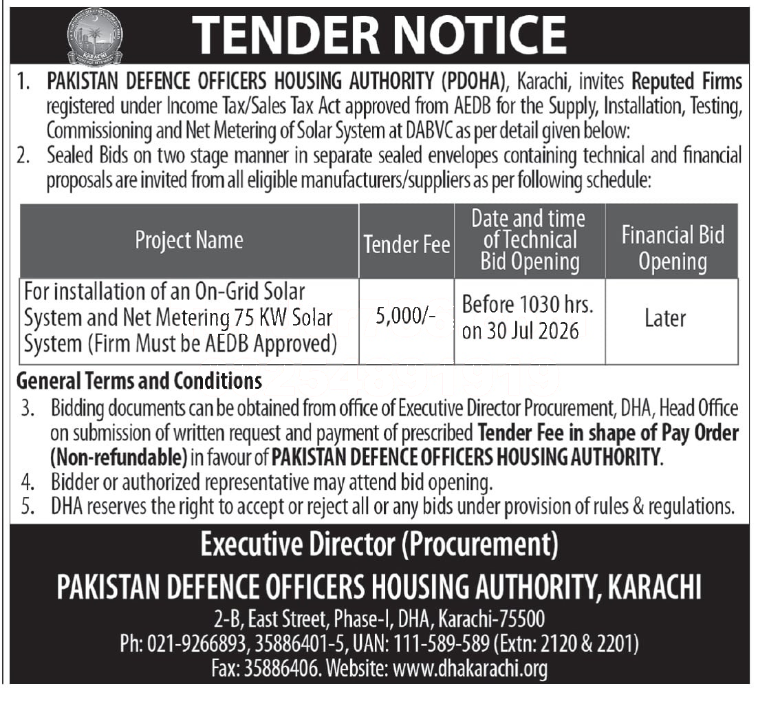 Tender Document