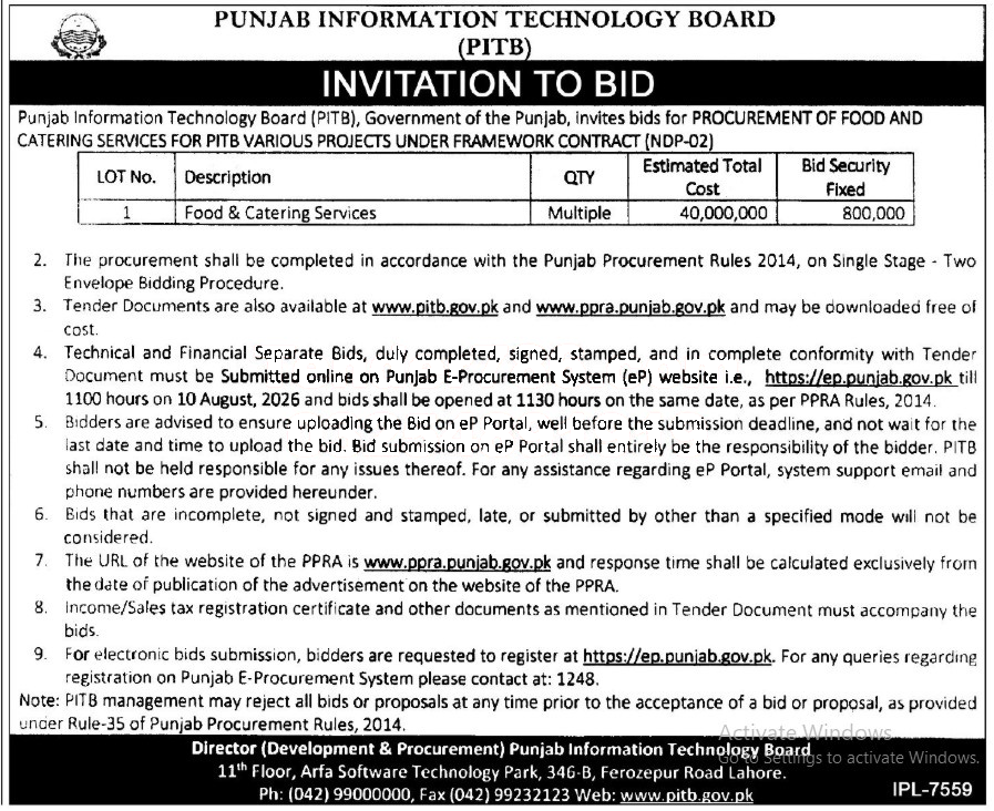 Tender Document