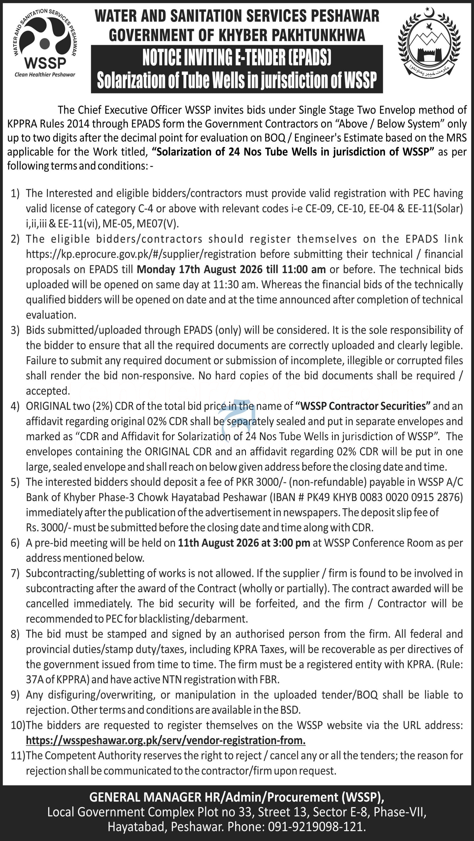 Tender Document