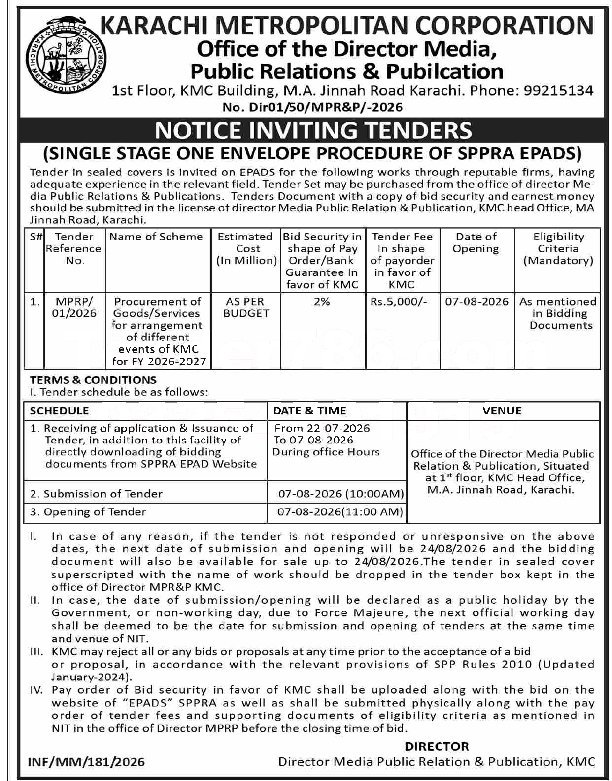 Tender Document