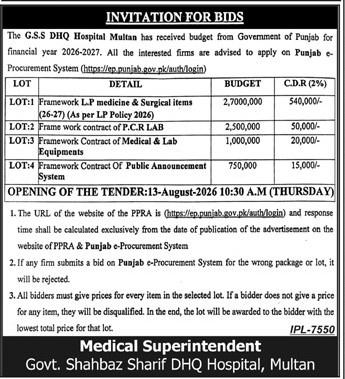 Tender Document