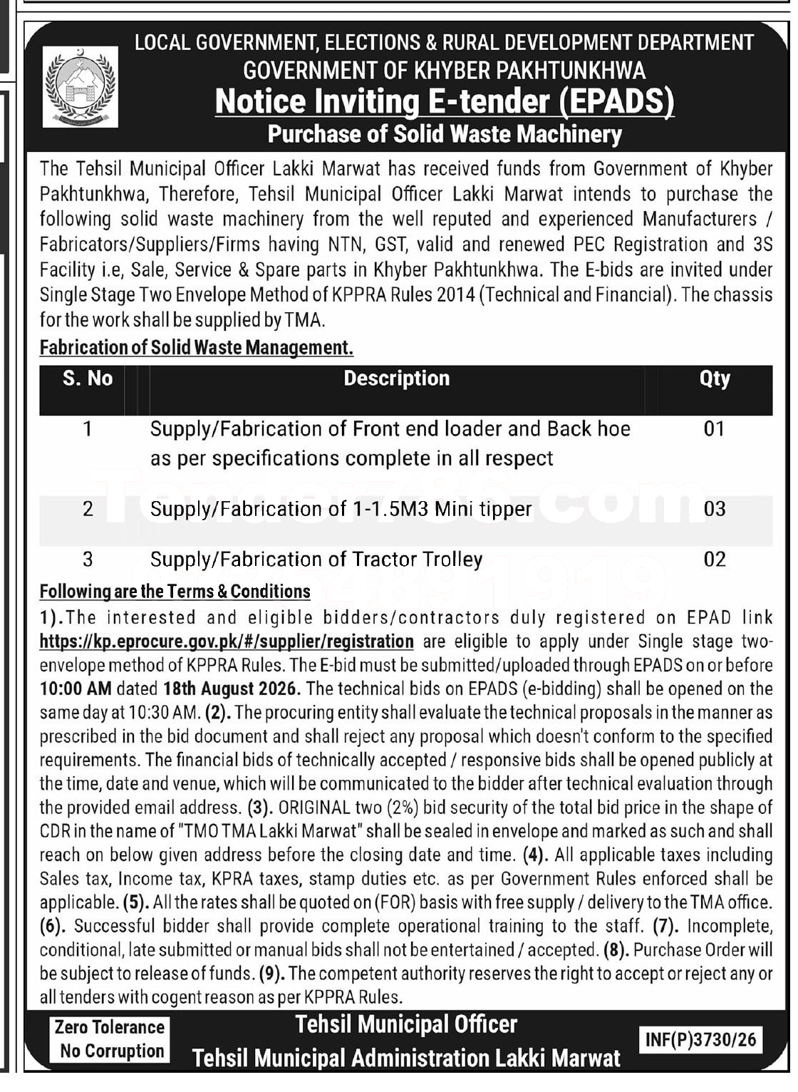 Tender Document