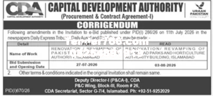 Tender Document