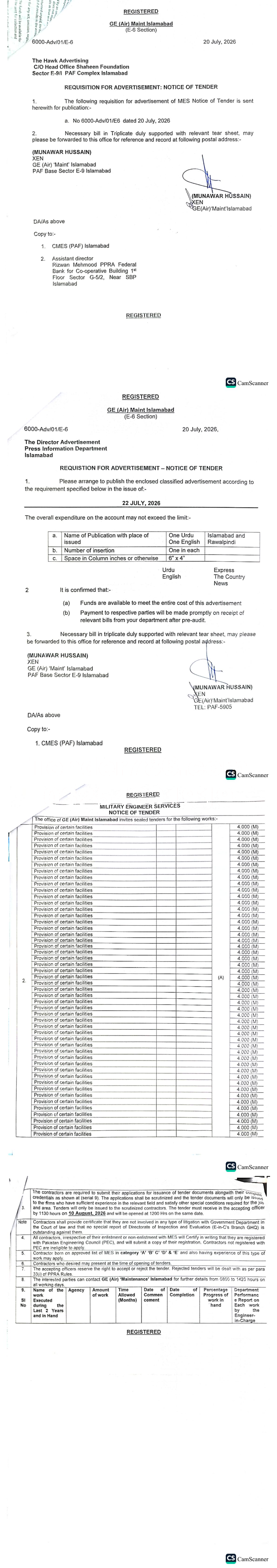 Tender Document