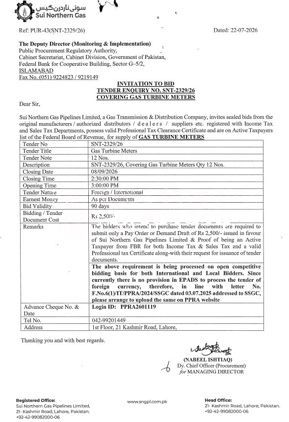 Tender Document