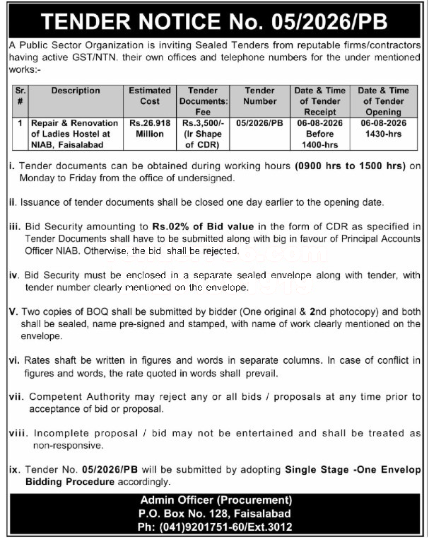 Tender Document