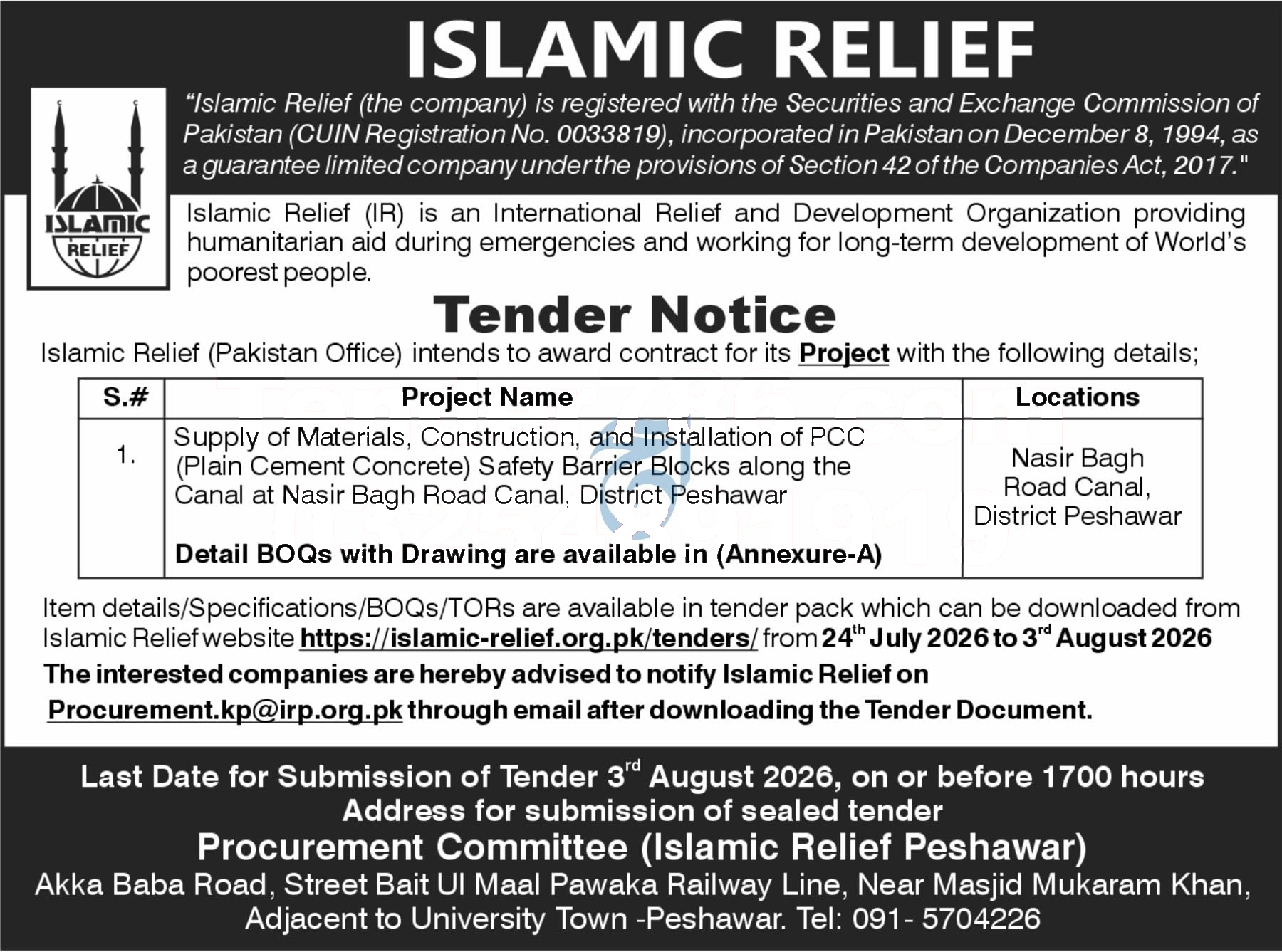 Tender Document