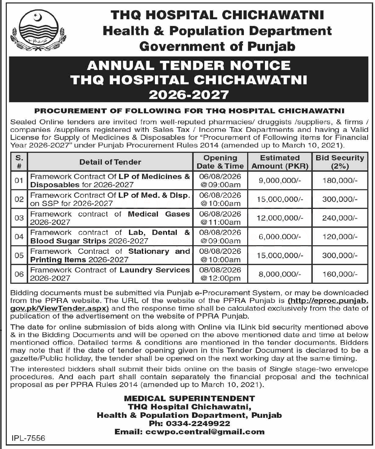 Tender Document
