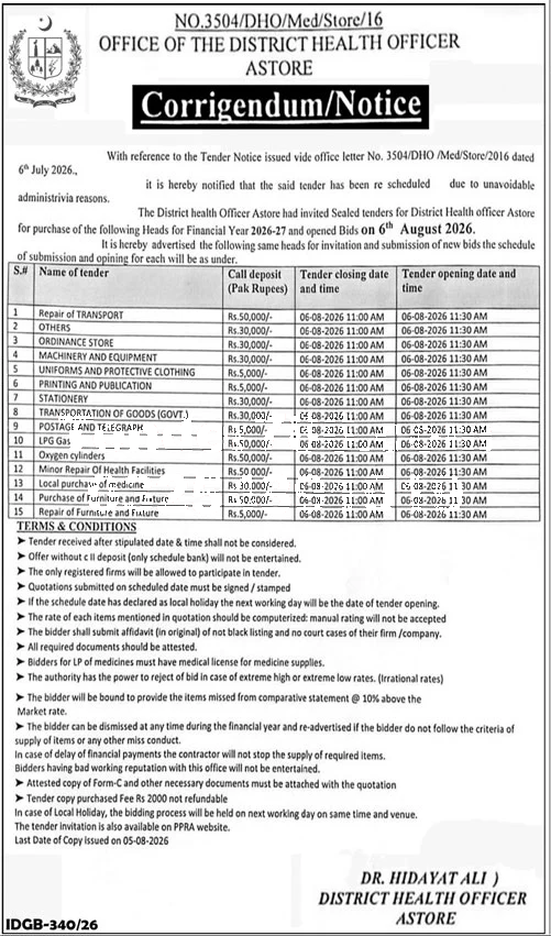 Tender Document