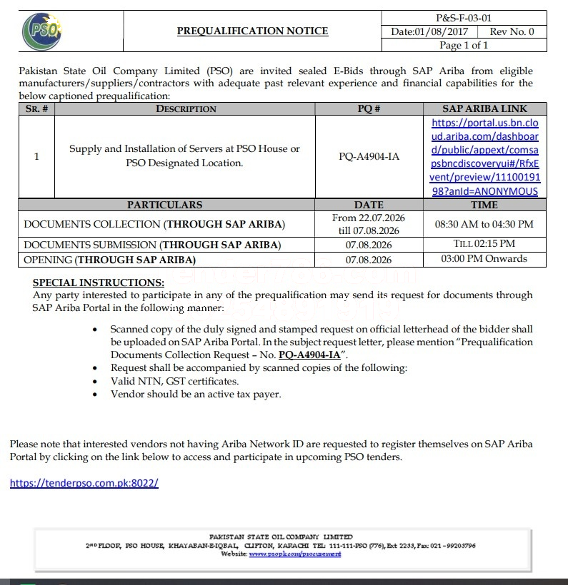 Tender Document