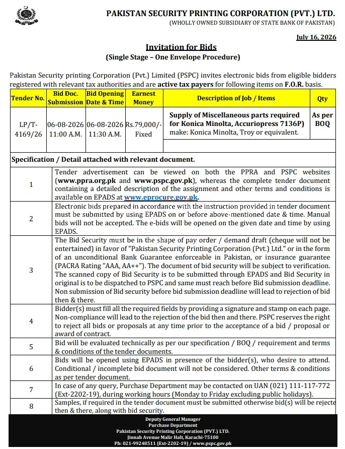 Tender Document