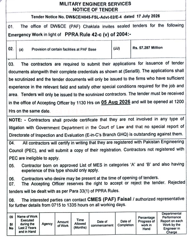 Tender Document