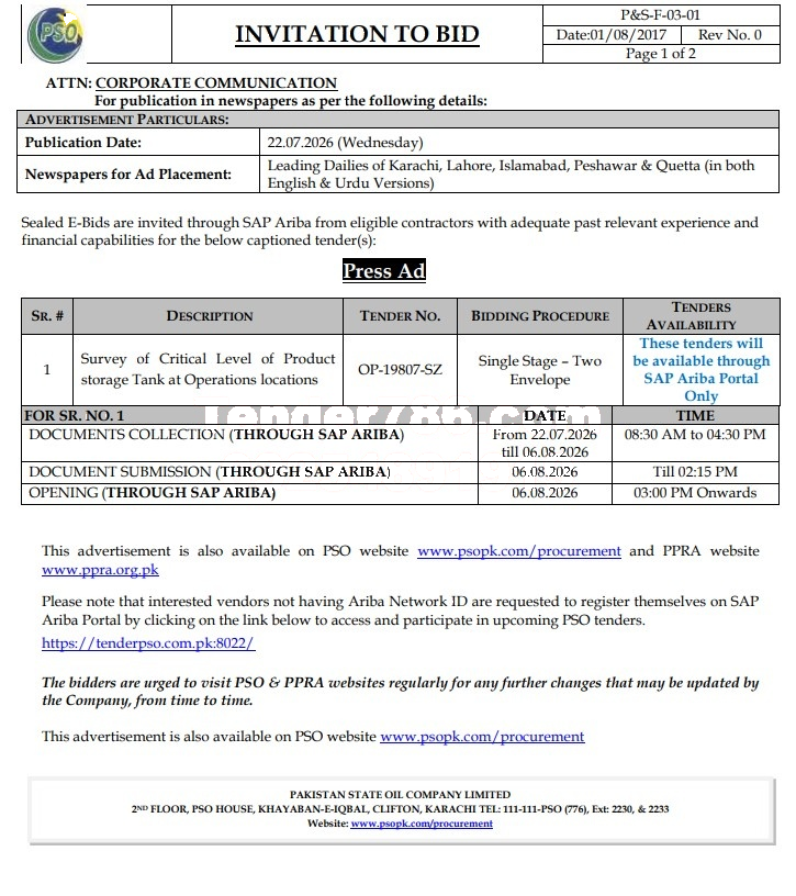 Tender Document