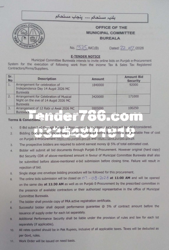 Tender Document