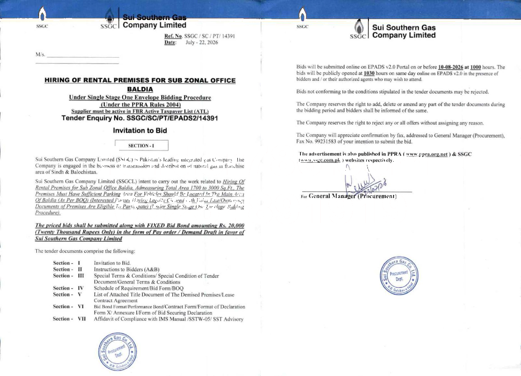 Tender Document