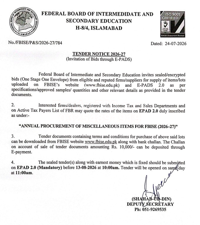 Tender Document