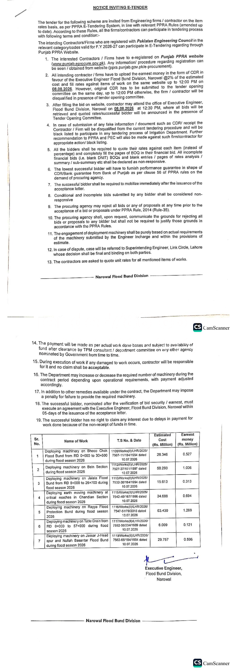 Tender Document