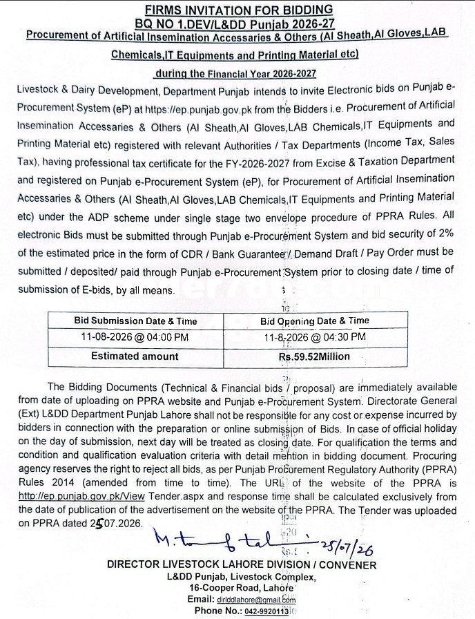 Tender Document