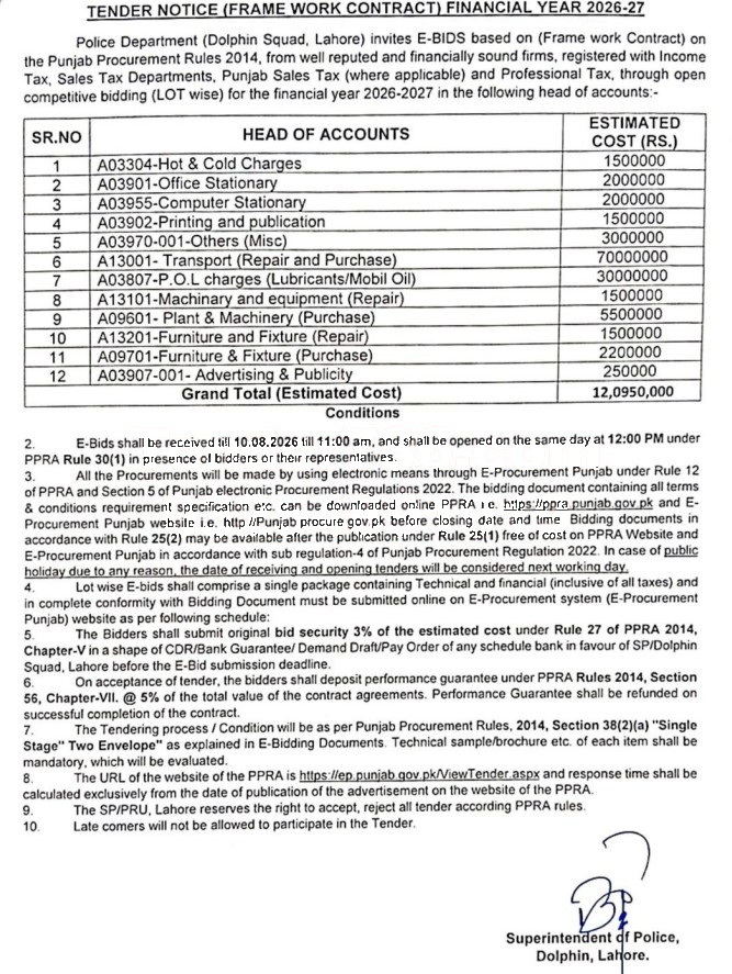 Tender Document