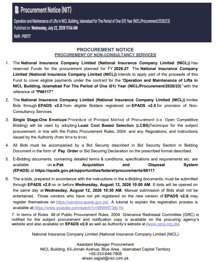 Tender Document