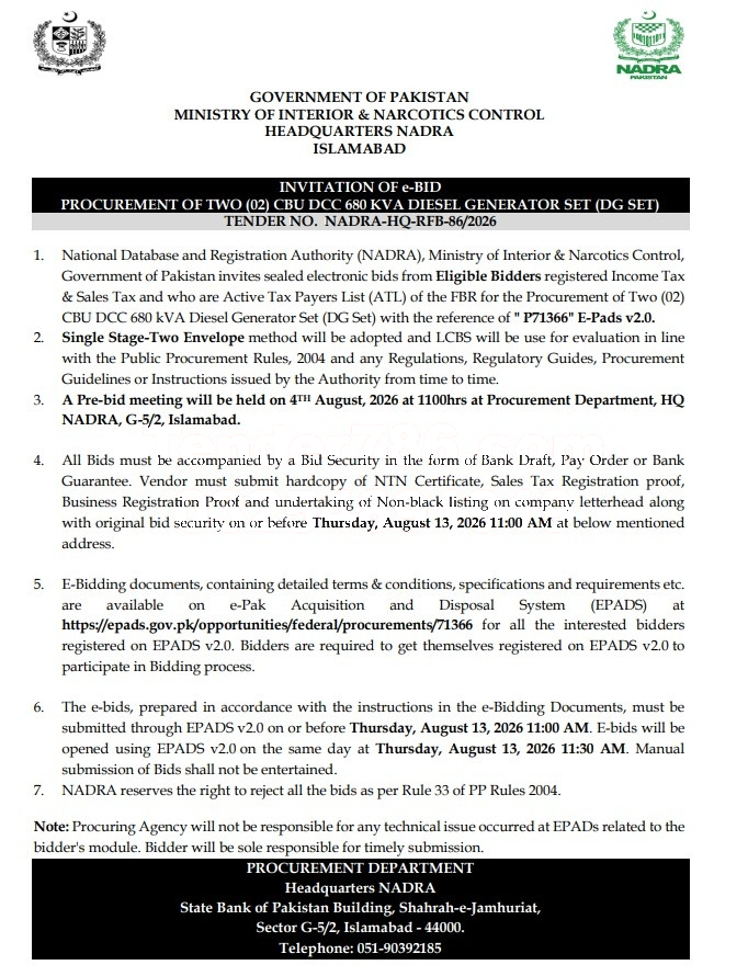 Tender Document