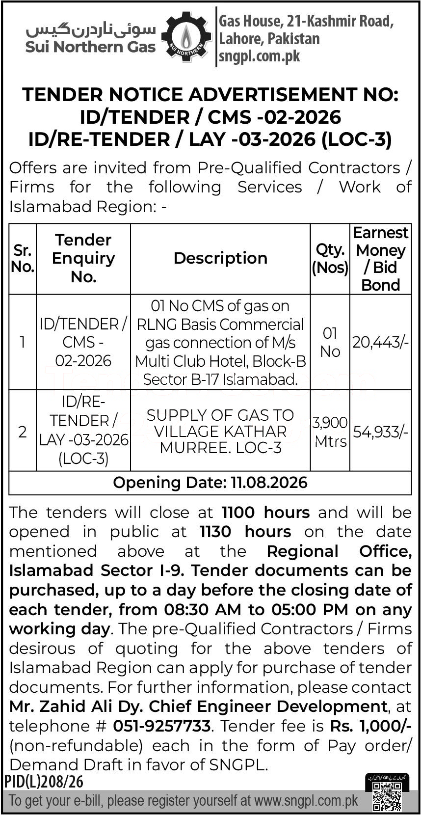 Tender Document