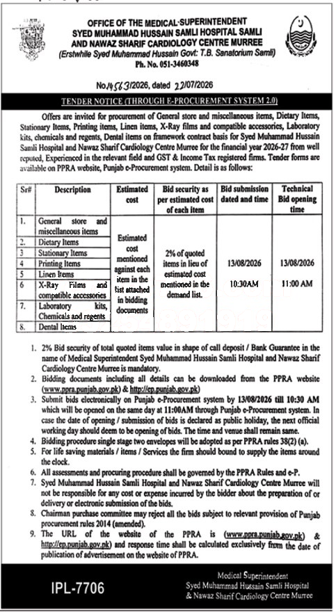 Tender Document