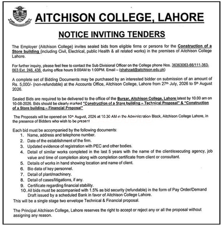 Tender Document