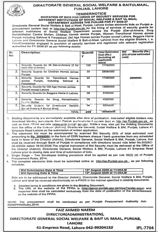 Tender Document