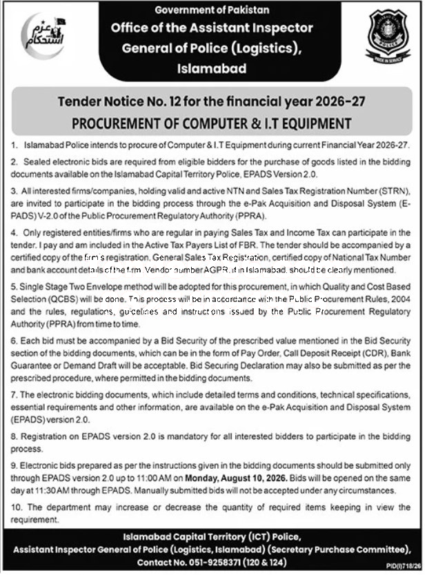 Tender Document