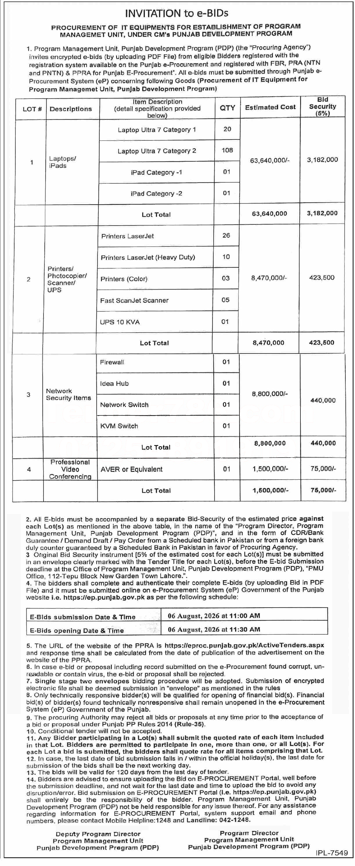 Tender Document