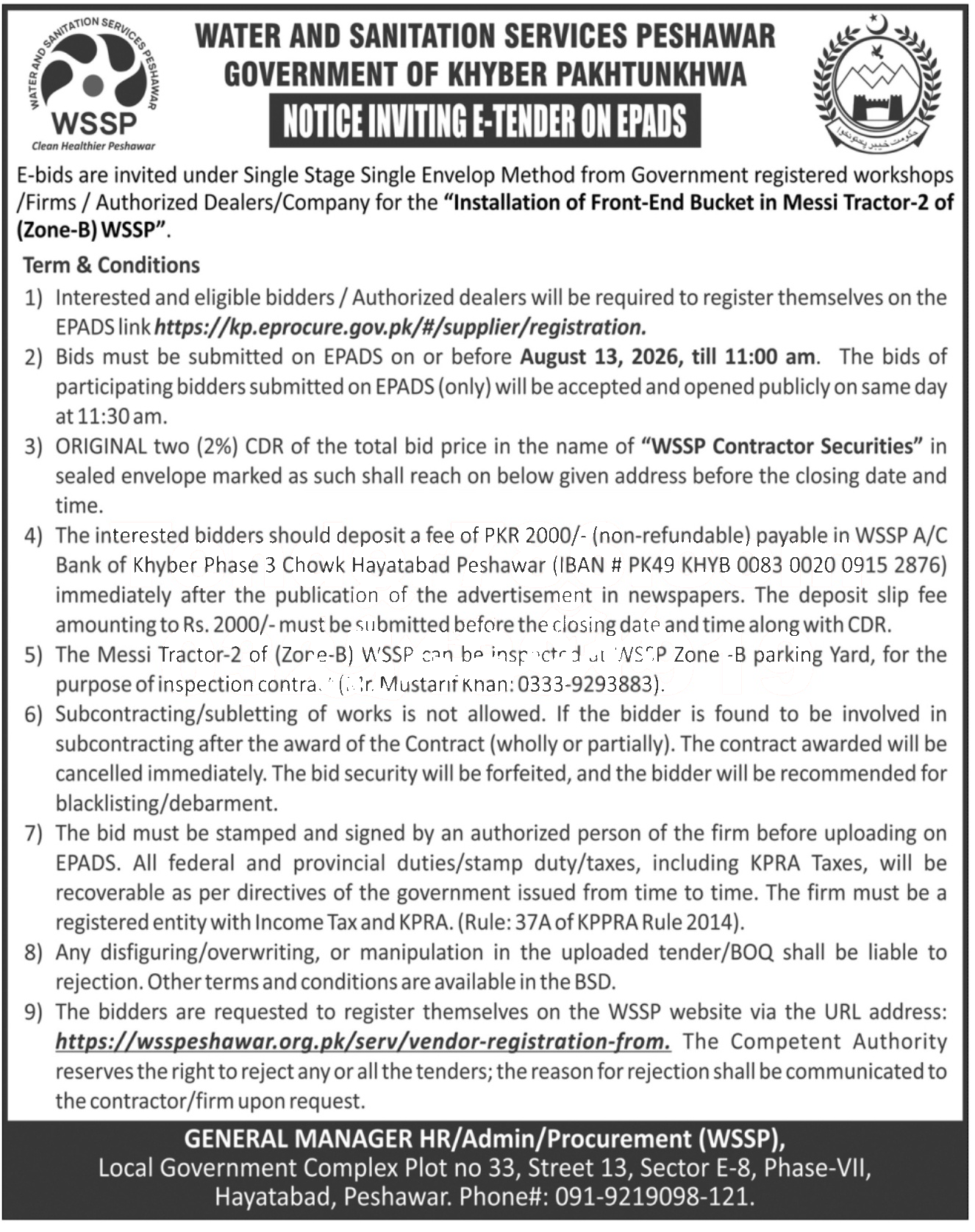 Tender Document
