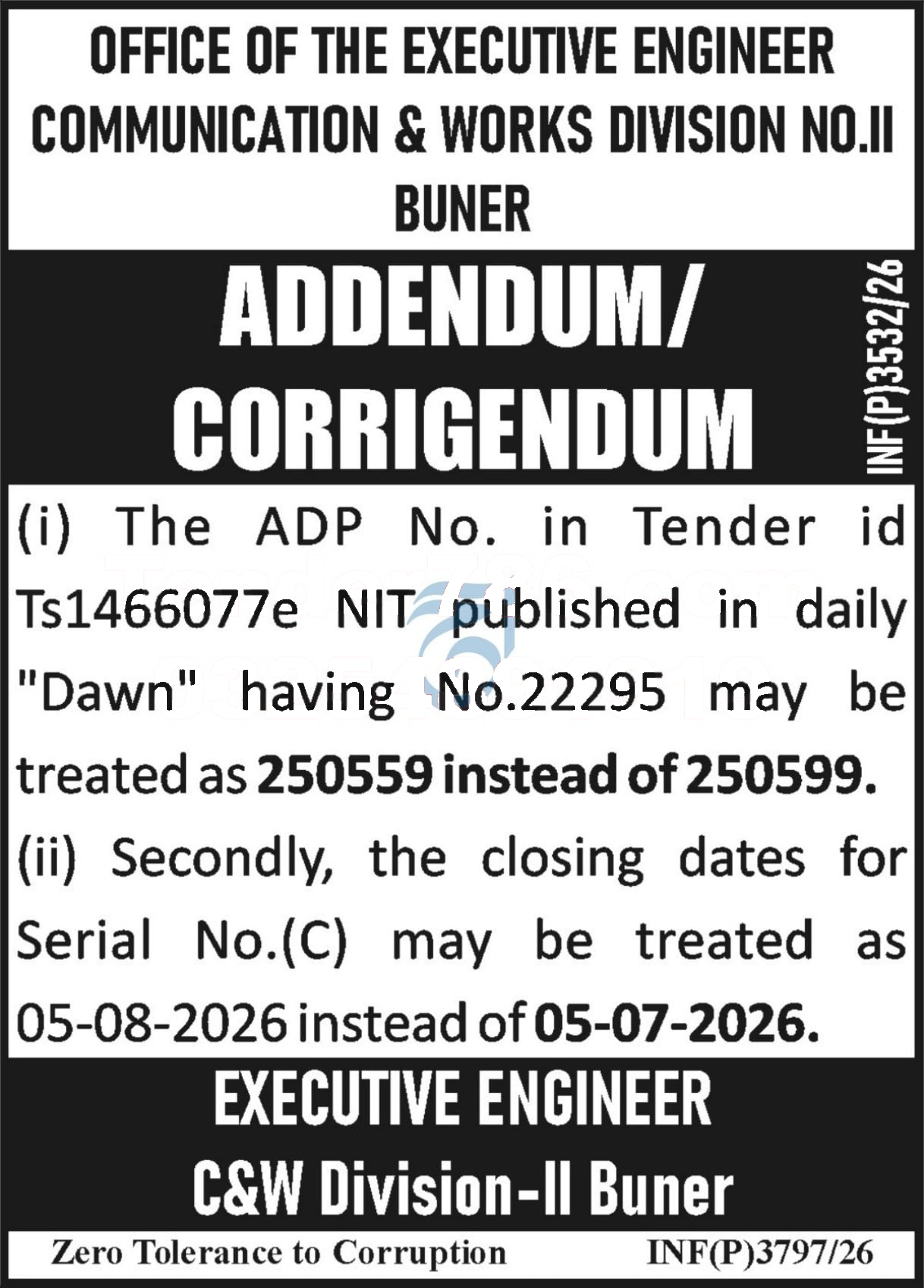 Tender Document