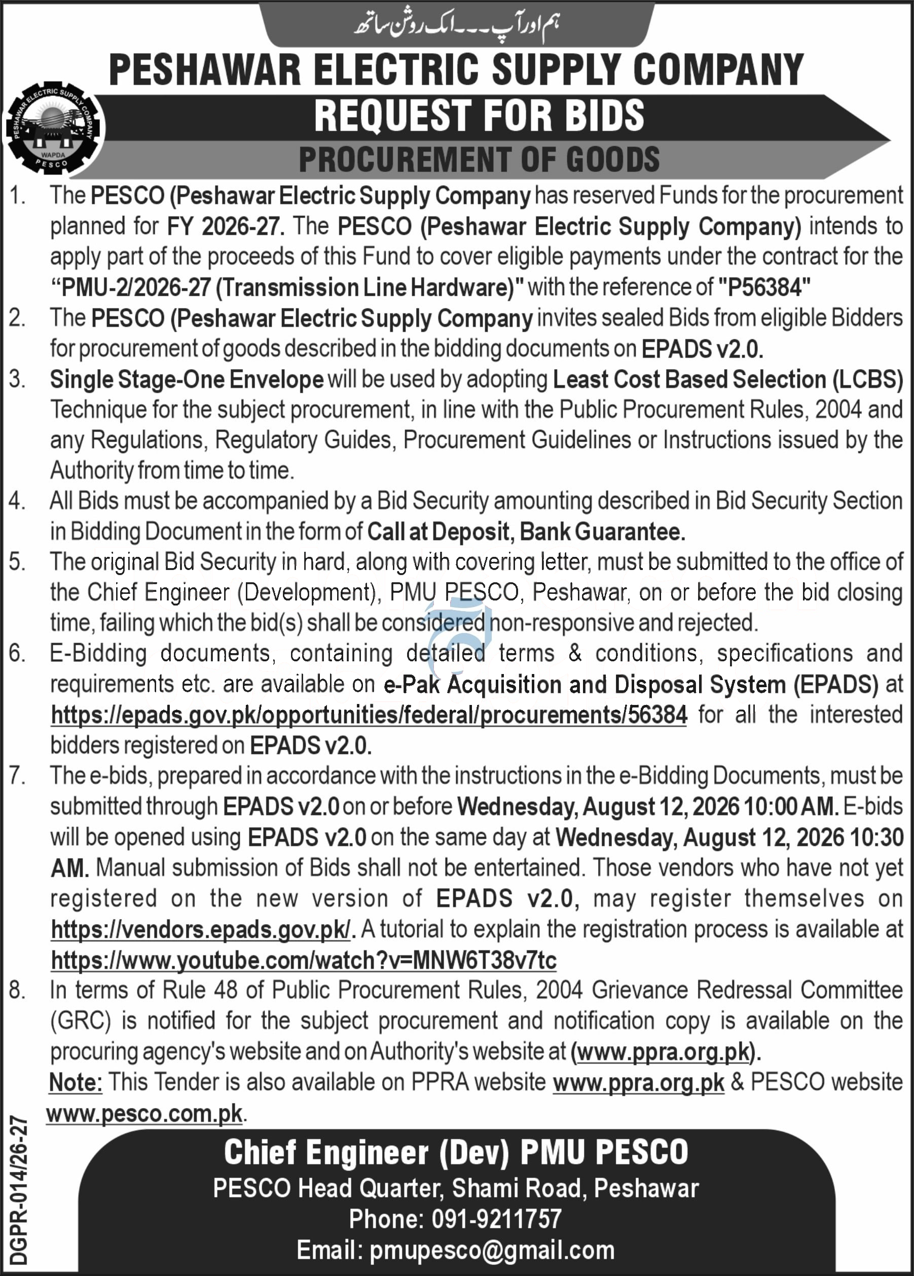 Tender Document
