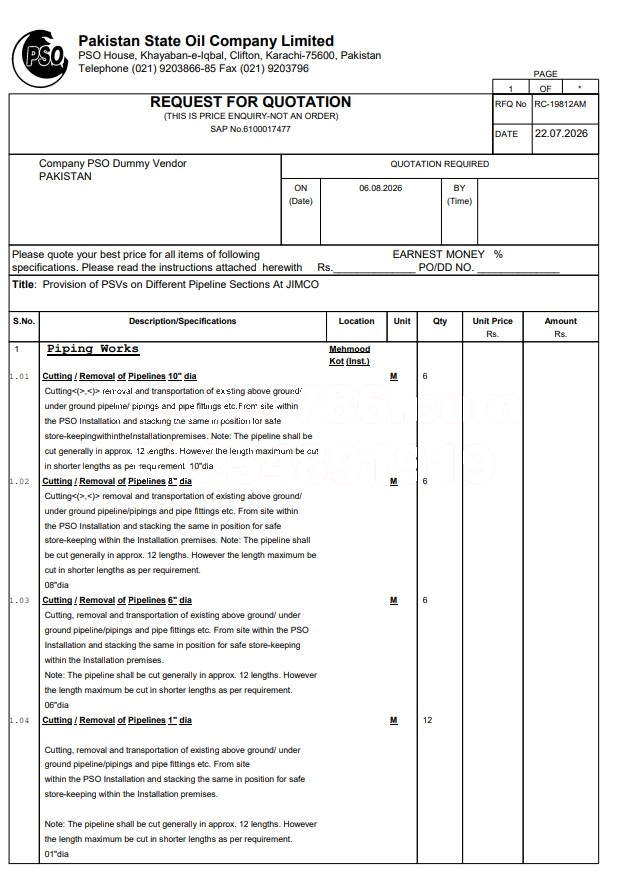 Tender Document