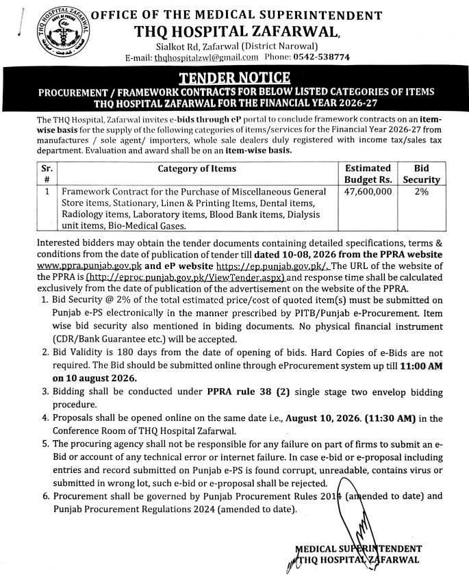 Tender Document