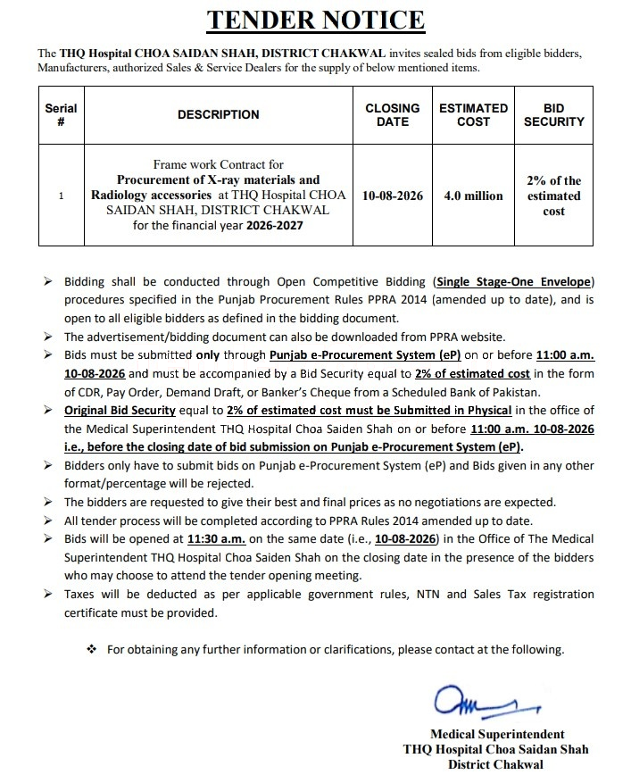 Tender Document