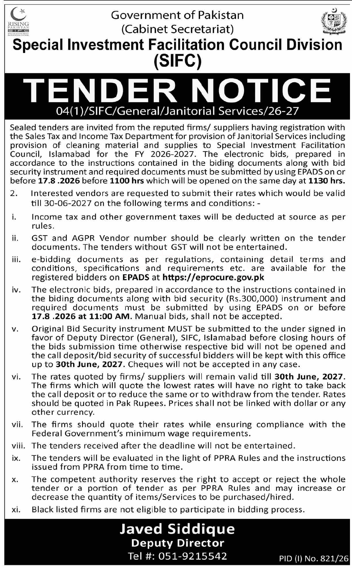 Tender Document