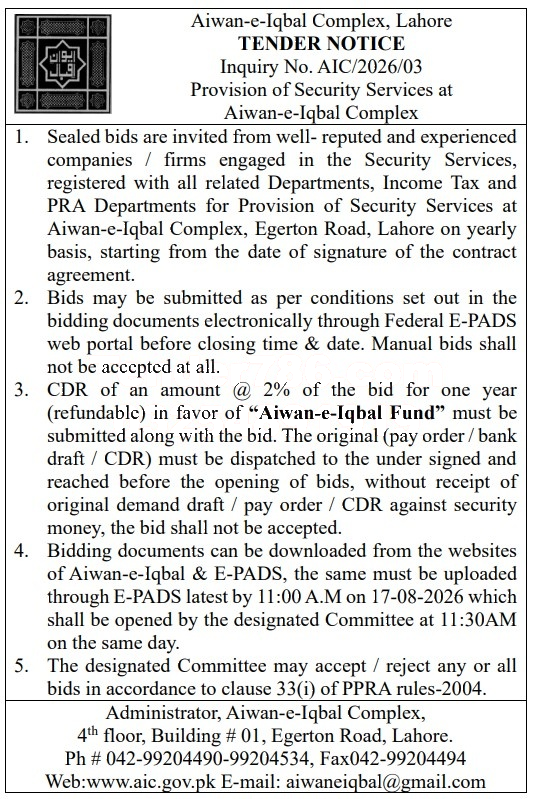 Tender Document